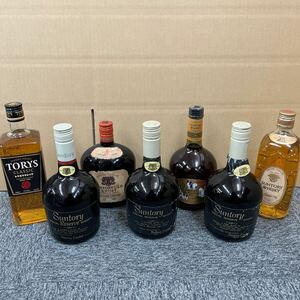 79. ★未開栓★ サントリー ウイスキー 7本まとめ リザーブ RESERVE /オールド OLD /トリス/他 干支ラベル SUNTORY WHISKY 古酒 