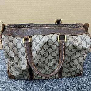 550.◎1円スタート◎GUCCI グッチ オールドグッチ ハンドバッグ ミニボストン GG柄 ブラウン系 レディース メンズ ヴィンテージ