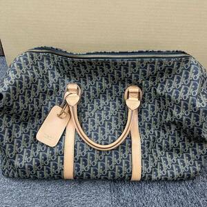 567.◎1円スタート◎【訳あり】Christian Dior クリスチャンディオール ボストンバッグ ハンドバッグ 旅行鞄 トロッター 【110711】