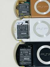 〇L300 PSP本体 まとめて3台 PSP1000/PSP2000 マットブロンズ(メモリースティック付) ホワイト ブラック 動作確認済_画像6