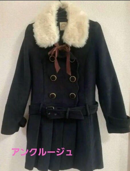 アンクルージュ コート ピーコート S 黒 ロリータ COAT ジャケット