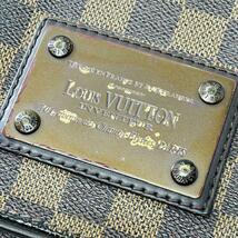 ●１円～ 【良品】ルイヴィトン LOUIS VUITTON ダミエ ブルックリンPM クロスボディ ショルダーバッグ 斜めかけ メンズ ブラウン_画像8