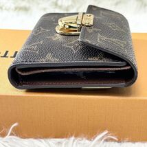 LOUIS VUITTON ルイ ヴィトン　ポルトフォイユ　コアラ　二つ折り財布 モノグラム　ゴールド金具 コンパクトウオレット メンズ レディース_画像6