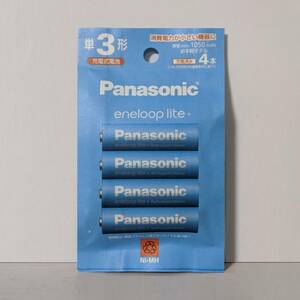  Eneloop light single 3 BK-3LCD/4H (4 pcs insertion ) easy model Panasonic new goods / unopened 