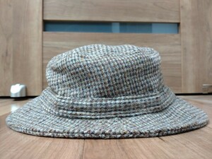 LLBean　エルエルビーン　GORE-TEX　ゴアテックス　ハリスツイード　Harris Tweed　ハット　帽子　キャップ　ウール