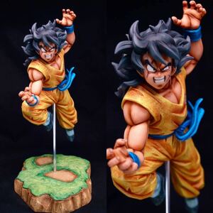 ドラゴンボール ヤムチャ フィギュア リペイント 台座制作 アホ毛2本追加 エフェクト除去 G×materia THE YAMCHA ヤムチャ DRAGON BALL