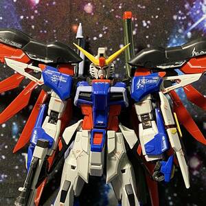 [GUNPLA]RG 1/144 Destiny Gundam конечный продукт 