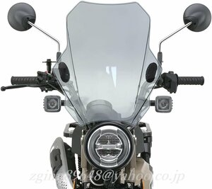 RAIMTO FOR ハンターカブCT125 2020 2021新しいオートバイのフロントガラスのフロントガラスカバースクリーンレンズオートバイのデフレクタ