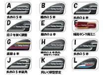 ハーレー　タンク用　レインボー　カッティングシートステッカー　Type-C　カラー選択_画像8