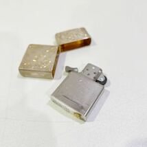 【希少 ほぼ未使用】 ZIPPO ジッポー ライター STERLING スターリング シルバー 2003年製 手彫り純銀 喫煙具 ケース付き 60サイズ（236）_画像8