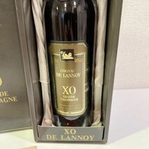 【新品未開栓】 COGNAC DE LANNOY XO GRANDE CHAMPAGNE ブランデー 700ml 80サイズ（344）_画像4