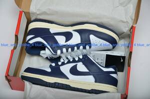 ■新品 国内正規品 22.5cm Nike WMNS W Dunk Low Vintage Navy DD1503-115 US5.5 qs sb