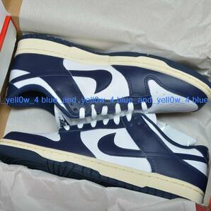 ■新品 国内正規品 27.5cm Nike WMNS W Dunk Low Vintage Navy DD1503-115 US10.5 qs sbの画像1