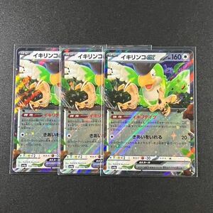 ポケモンカード イキリンコex 3枚セット　シャイニートレジャーex