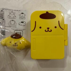 新品☆ ポムポムプリン まぐねっと＆こものいれ 【マクドナルド ハッピーセット 第2弾 サンリオ】マグネット &小物入れ