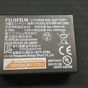 【動作品♪】FUJIFILM 富士フィルム 純正 NP-W126S 充電式 バッテリー/5個セットの画像2