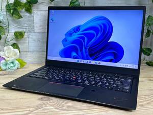 【動作OK♪】Lenovo ThinkPad X1 Carbon [8世代 Core i5(8250U) 1.6GHz/RAM:8GB/SSD:128GB/14インチ]Windowsd 11 動作品