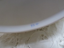 (☆BM)ベルリン/KPM 深皿 プレート 25㎝ 2枚 スープ皿 カレー皿 ブルー×ゴールド ベルリン王立磁器製陶所 クラッシックレトロ 西洋_画像10