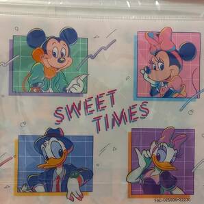 ディズニー スライドジップケース ジップケース ミッキー ミニー ドナルド デイジー SWEET TIMESの画像1