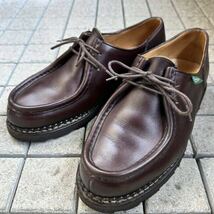 パラブーツ ミカエル チロリアンシューズ EU41.5 Paraboot Michael Cafe ダークブラウン_画像1