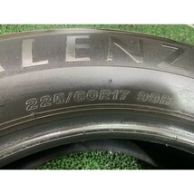 2021年製 8分山 ブリヂストン ALENZA LX100 225/60R17 99H 4本/札幌市手渡し可/中古オンロードタイヤ(夏タイヤ) ヴェルファイア A1_113_画像9