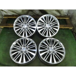 トヨタ クラウン 210系 ロイヤル 17x7J 5H 114.3 +40 Φ60 4本/札幌市手渡し可/中古純正アルミホイール D_113