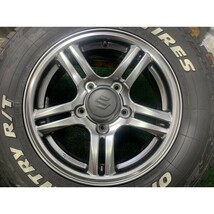 2021年製 8～9分山 TOYO OPEN COUNTRY R/T 185/85R16/スズキ ジムニー純正 5.5J 5H 139.7 +22 Φ108/4本 F_Q_185_画像4