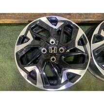 HONDA N-BOX カスタム G.EX ターボ JF3/JF4 15x4.5J 4H 100 +45 Φ56 4本/札幌市手渡し可/中古純正アルミホイール D_73_画像3