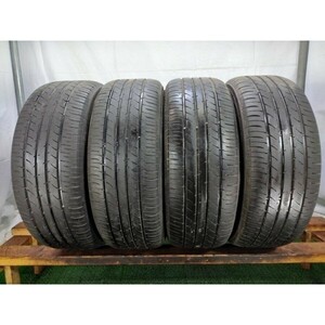 2018年製 7～8分山 TOYO NANOENERGY 3 PLUS 215/55R17 94V 4本/札幌市手渡し可/中古オンロードタイヤ(夏タイヤ) エスティマ F_103