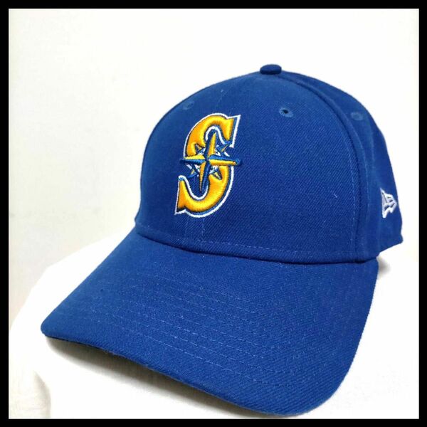 シアトルマリナーズ NEW ERA ニューエラ キャップ フリー 帽子 9forty ブルー 青 メジャーリーグ ストラップバック