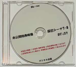 Blu-ray 未公開特典映像 辰巳シーナ 7・8 Bディスク ブルーレイ デジタル出版。競泳水着。