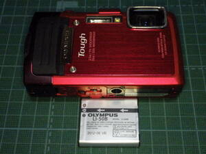  beautiful goods!GPS waterproof camera operation verification settled!OLYMPUS Olympus TG-830 red CMOS1600 ten thousand pixels body only compact digital camera 