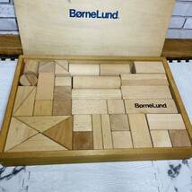 即決 美品 BorneLund ボーネルンド オリジナル積み木 M 木製 箱付き 送料込み 6800円お値引きしました 早い者勝ち_画像3