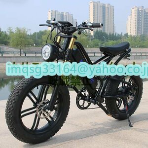  don't miss it retro electromotive bicycle 48v 750w 13Ah 40-50km lithium battery motocross Q072