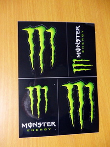 黒　　１枚　モンスター　 エナジー　ドリンク　 ステッカー 　非売品　 　 MONSTER ENERGY