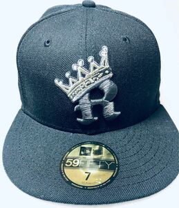 NEW ERA R-CROWN 59FIFTY 7 55.8 黒