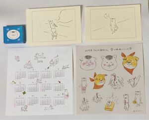 きょうの猫村さんグッズ　石鹸、ポストカード、シール、カレンダー