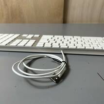 ☆Apple アップル 純正 USBキーボード A1243 Keyboard テンキー付 パソコン Mac用 入力装置(中古品/現状品/保管品)☆_画像6
