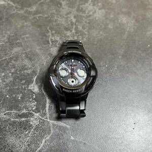 ☆動作品 CASIO カシオ G-SHOCK Gショック 腕時計 GW-1800BDJ 電波 ソーラー メンズ ブラック 腕周り: 15cm(中古品/現状品/保管品)☆