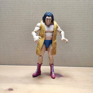 ☆MATTEL マテル WWE / WWF プロレス Andre The Giant アンドレ・ザ・ジャイアント アクション フィギュア(中古品/現状品/保管品)☆