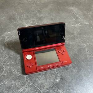 ☆動作品 Nintendo 任天堂 ニンテンドー 3DS CTR-001(JPN) フレアレッド ゲーム機 本体(中古品/現状品/保管品)☆