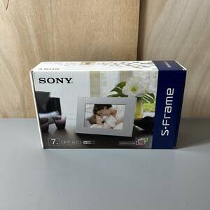 ☆未使用 SONY ソニー デジタルフォトフレーム S-Frame DPF-E73 ホワイト 7型 写真 デジタルフレーム 箱付(中古品/現状品/保管品)☆