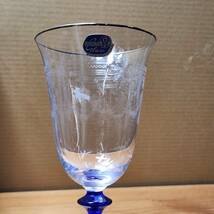 ☆2点セット BOHEMIA GLASS ボヘミヤグラス グラス ワイングラス ペア KA40600 取説/箱付(中古品/現状品/保管品)☆_画像2