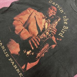 ヴィンテージ 90s チャーリーパーカー Charlie Parker JAZZ BLUES Tシャツ / Thelonious Monk Miles Davis Gil Evans Max Roach Coltraneの画像3