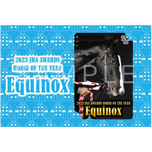 匿名送料無料 ★イクイノックス Equinox ☆2023年度 JRA賞 年度代表馬 ★ＱＵＯカード 台紙付 クオカード 即決！父キタサンブラック ウマ娘