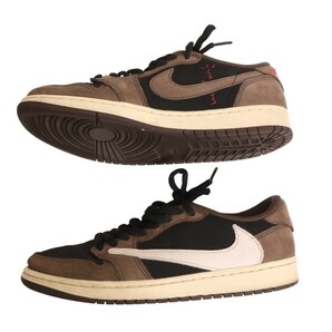 NIKE × TRAVIS SCOTT / AIR JORDAN 1 LOW OG SP-T ナイキ トラビススコット エアジョーダン 1 ロー スニーカー CQ4277-001 表記サイズ9.5の画像3