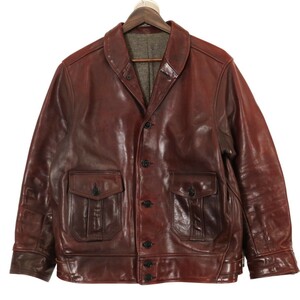Dapper's / A-1 TYPE LEATHER SPORTS JACKET ダッパーズ レザー スポーツジャケット 革ジャン 1033 表記サイズ42