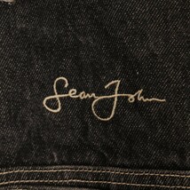 Sean John ショーンジョン ロゴ 刺繍入り デニム ジャケット Gジャン 表記サイズXXXL_画像5