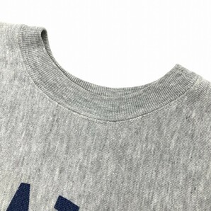 70's Champion / REVERSE WEAVE チャンピオン US NAVY 単色青タグ 染み込みプリント 2トーン スウェット トレーナー 表記サイズ(S) @Kの画像3