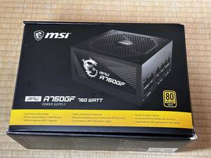 MSI MPG A750GF ATX電源ユニット 80PLUS GOLD 750W